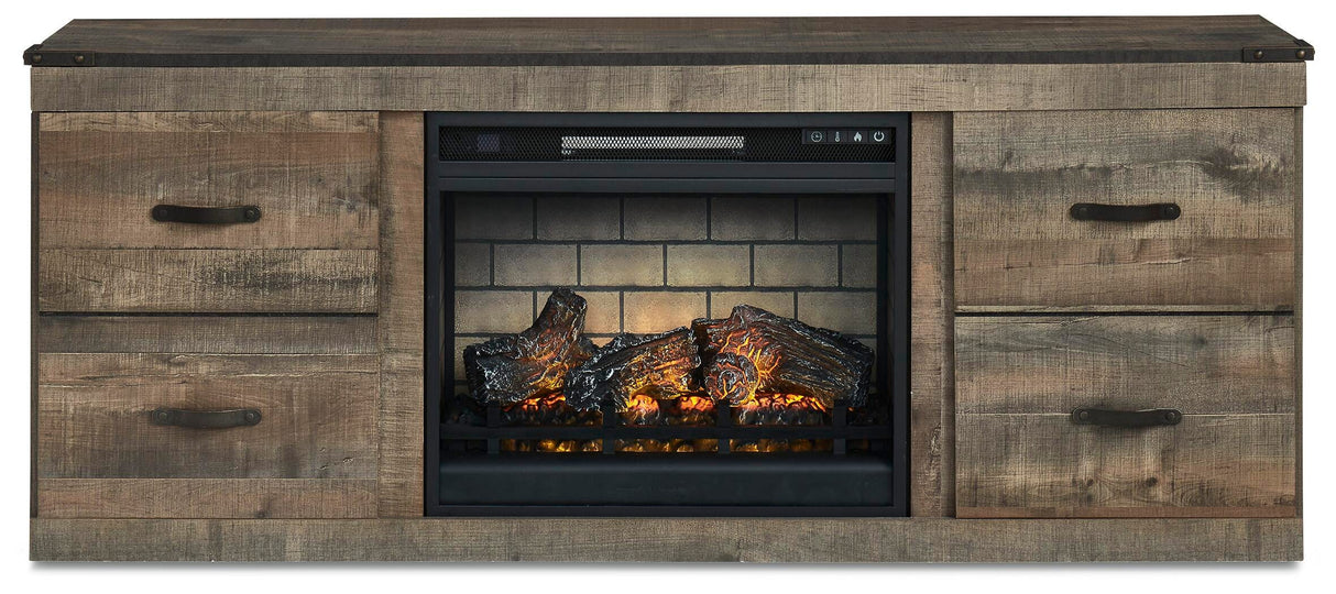 Trinell TV Stand with Electric Fireplace - EW0446W8