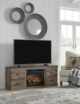Trinell TV Stand with Electric Fireplace - EW0446W8