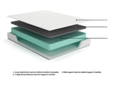 Chime 8 Inch Memory Foam Queen Mattress in a Box - M72631