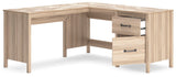 Battelle 60" Home Office Desk with Return - H3929H1