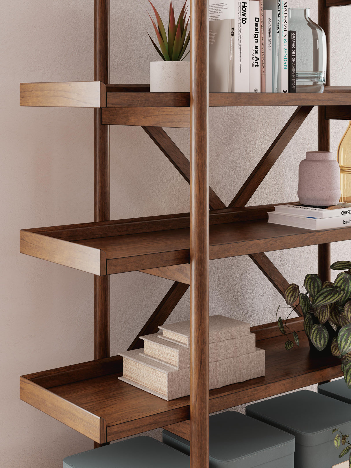 Lyncott 70" Bookcase - H615-70