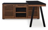 Kallari Credenza with Desk Return - H737H1