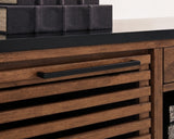 Kallari Credenza with Desk Return - H737H1
