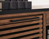 Kallari Credenza with Desk Return - H737H1