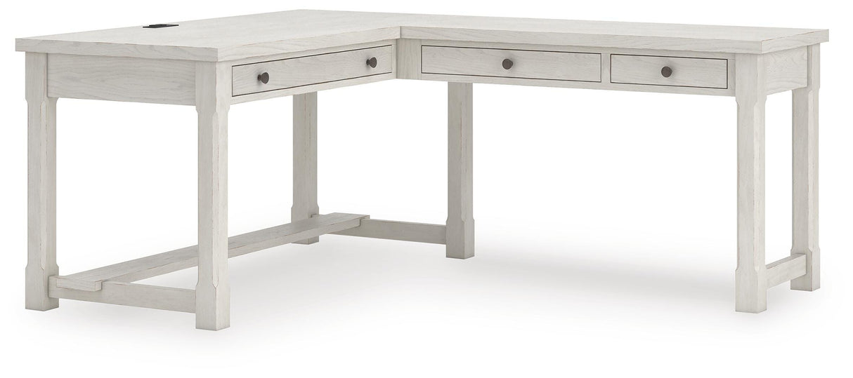 Robbinsdale L-Shaped Home Office Desk - H742H1