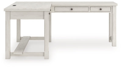 Robbinsdale L-Shaped Home Office Desk - H742H1