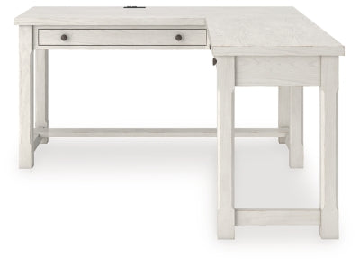Robbinsdale L-Shaped Home Office Desk - H742H1