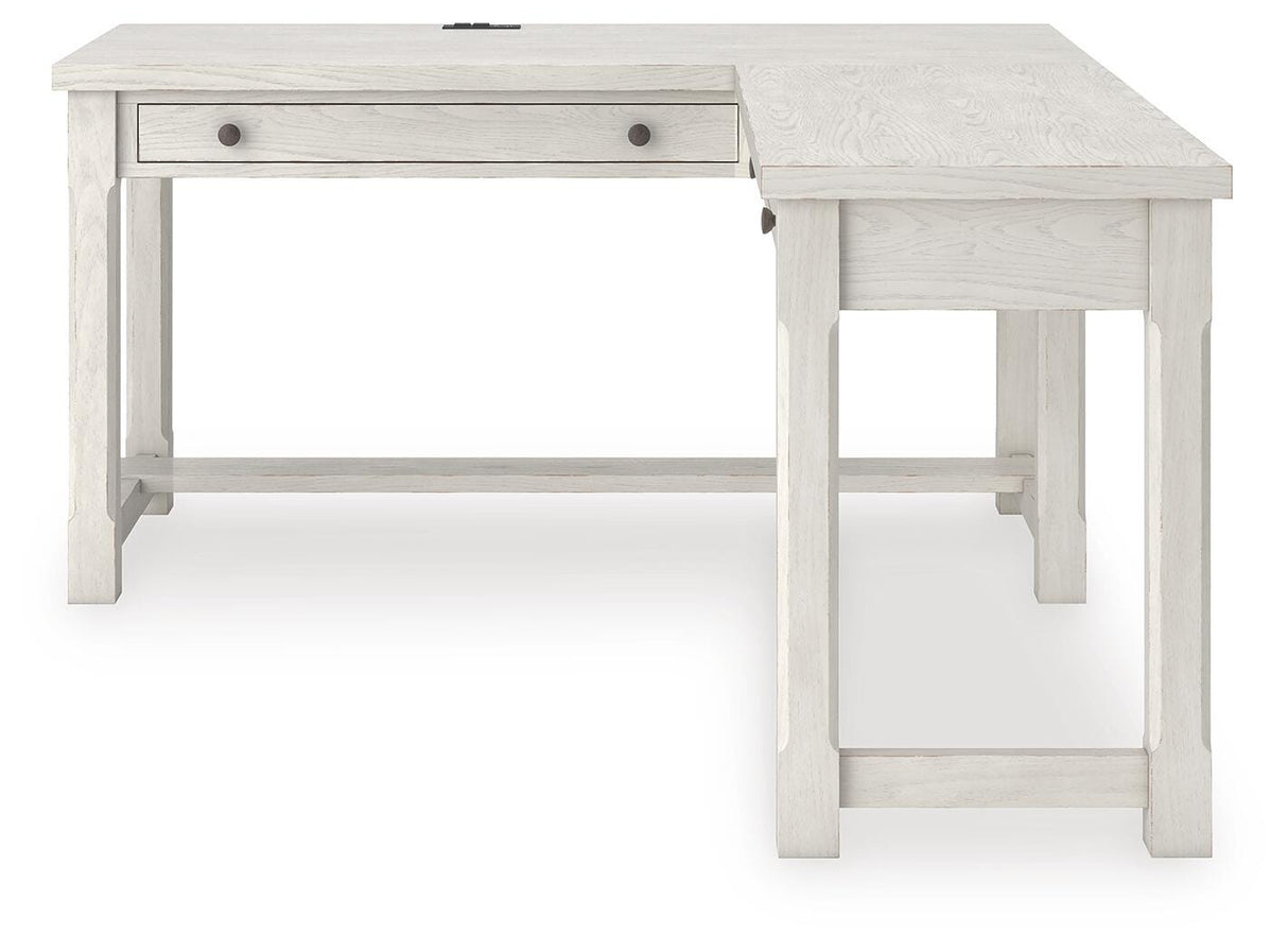 Robbinsdale L-Shaped Home Office Desk - H742H1