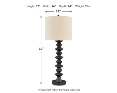 Luanndon 2-Piece Lamp Set - L235783X2