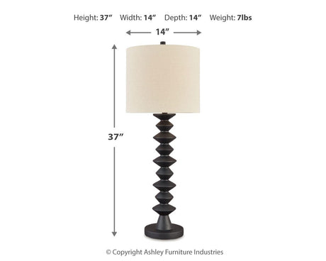 Luanndon 2-Piece Lamp Set - L235783X2