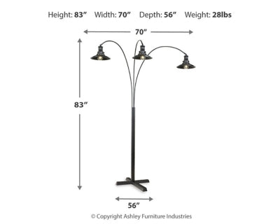 Sheriel Floor Lamp - L725059
