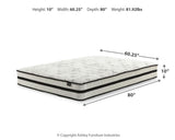 Chime 10 Inch Hybrid Queen Mattress in a Box - M69631