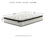 Chime 12 Inch Hybrid Twin Mattress in a Box - M69711