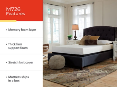 Chime 8 Inch Memory Foam Twin Mattress in a Box - M72611
