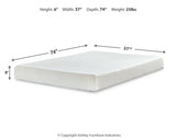 Chime 8 Inch Memory Foam Twin Mattress in a Box - M72611