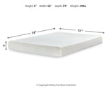 Chime 8 Inch Memory Foam Full Mattress in a Box - M72621