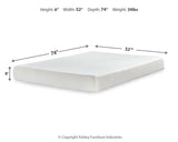 Chime 8 Inch Memory Foam Full Mattress in a Box - M72621