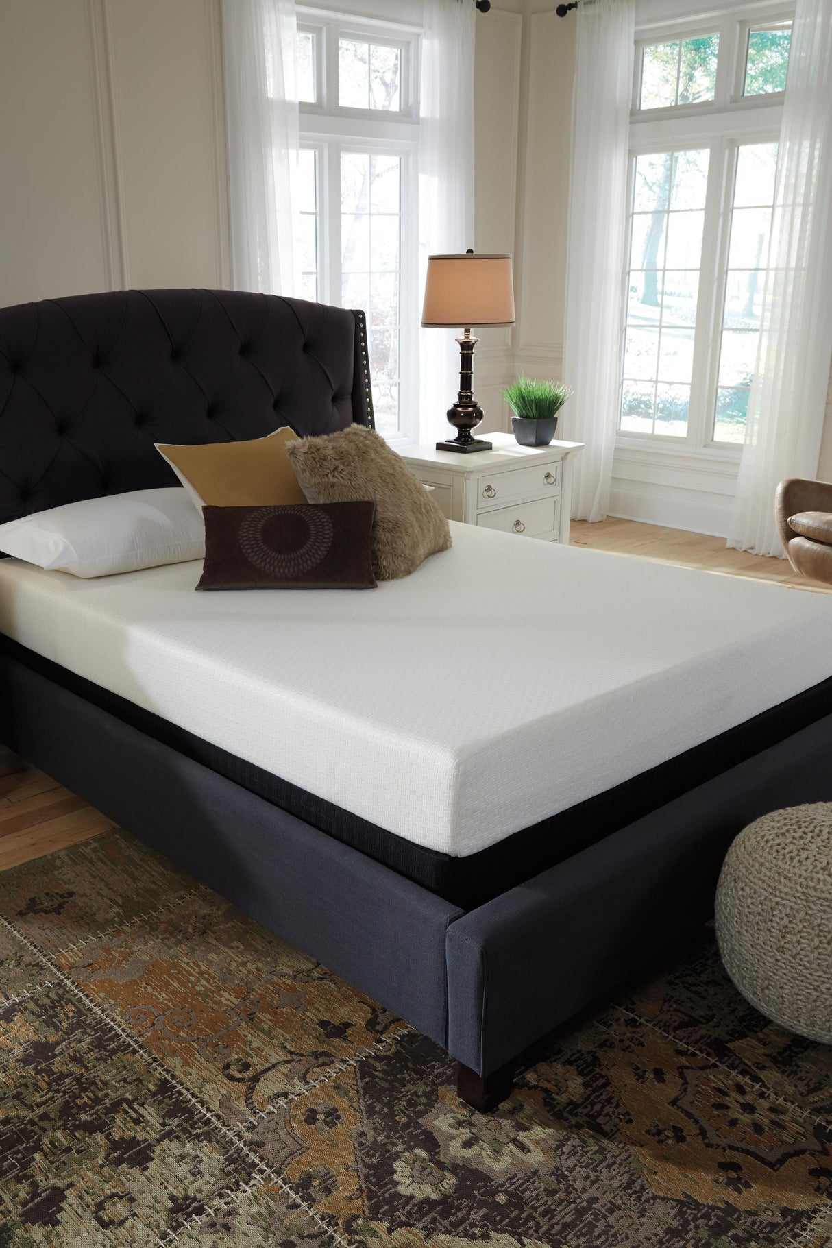 Chime 8 Inch Memory Foam Twin Mattress in a Box - M72611