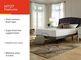 Chime 12 Inch Memory Foam Twin Mattress in a Box - M72711