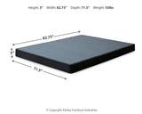 Low Profile California King Foundation - M78X92
