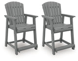 Sanctuary Beach Outdoor Counter Height Bar Stool (Set of 2) - PCP227-124