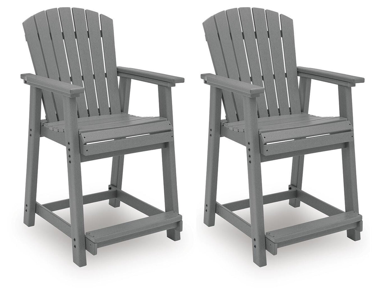 Sanctuary Beach Outdoor Counter Height Bar Stool (Set of 2) - PCP227-124