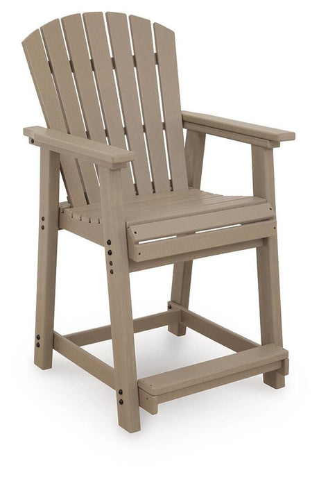 Seacliff Beach Outdoor Counter Height Bar Stool (Set of 2) - PCP228-124