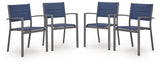 Rocky Creek Outdoor Sling Arm Chair (Set of 4) - PCP326-601A