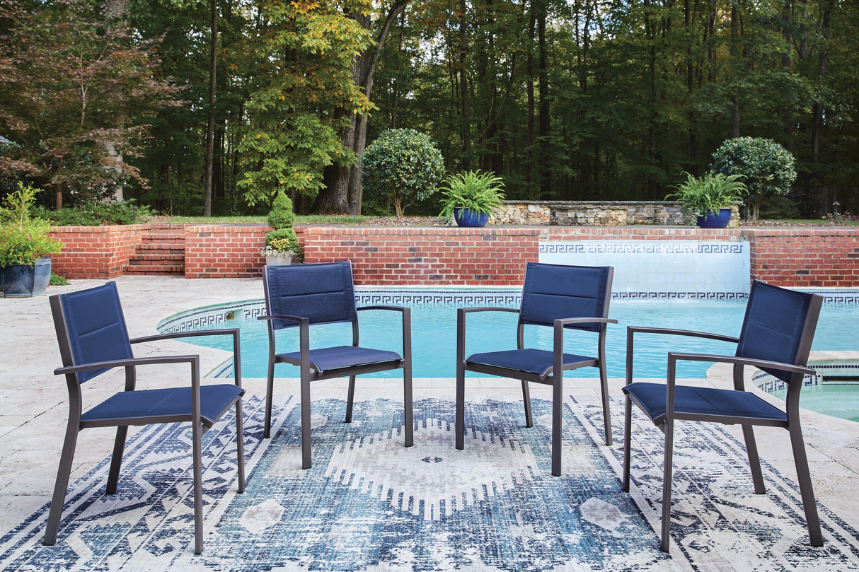 Rocky Creek Outdoor Sling Arm Chair (Set of 4) - PCP326-601A