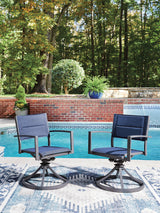 Rocky Creek Outdoor Sling Swivel Chair (Set of 2) - PCP326-602A