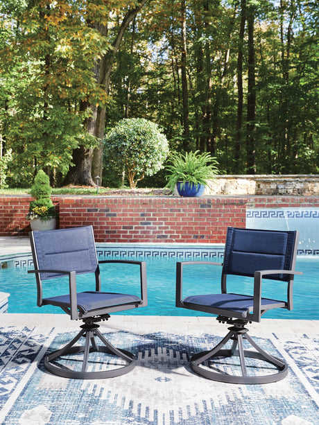 Rocky Creek Outdoor Sling Swivel Chair (Set of 2) - PCP326-602A