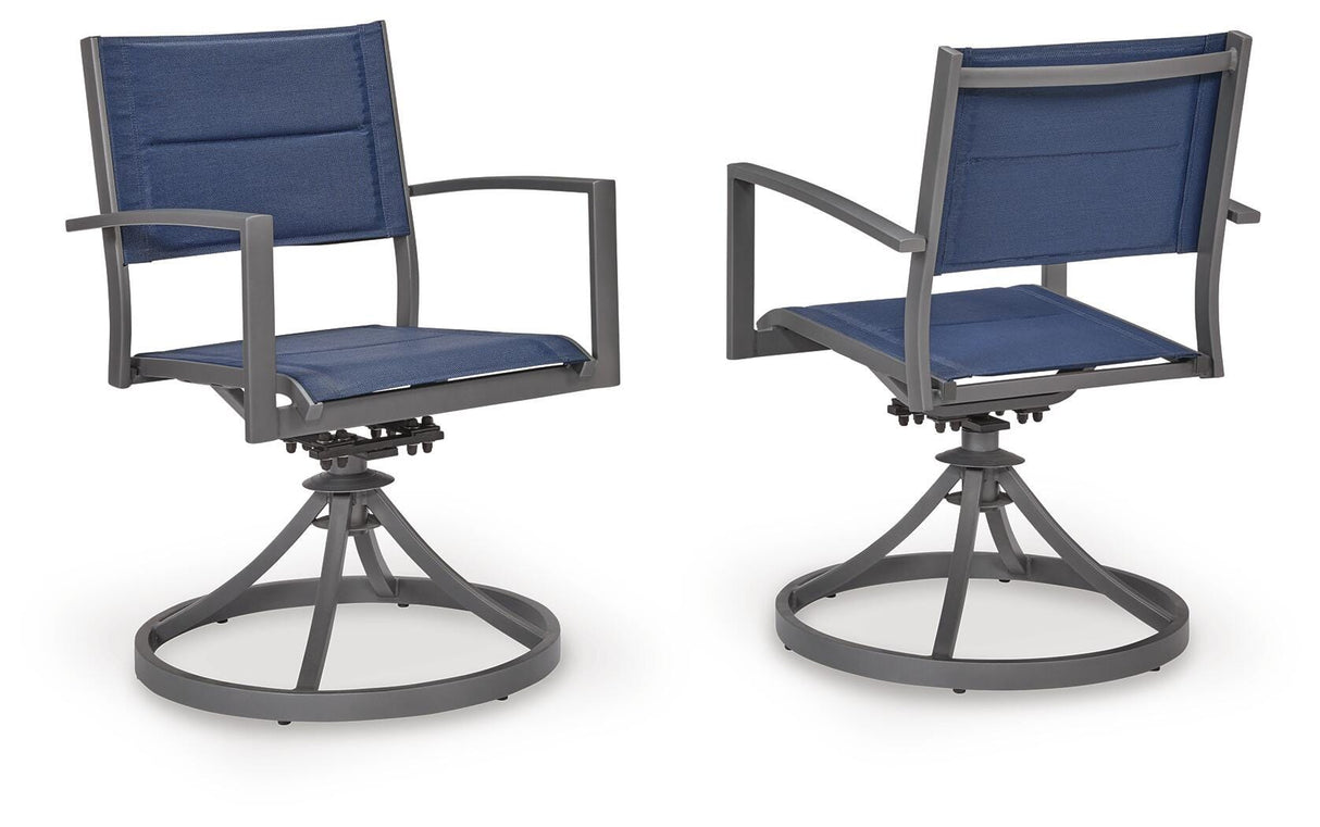 Rocky Creek Outdoor Sling Swivel Chair (Set of 2) - PCP326-602A