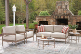 Bluff Trail Outdoor Love/Chairs/Tables Set (Set of 5) - PCP383-080