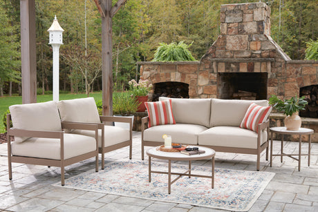 Bluff Trail Outdoor Love/Chairs/Tables Set (Set of 5) - PCP383-080