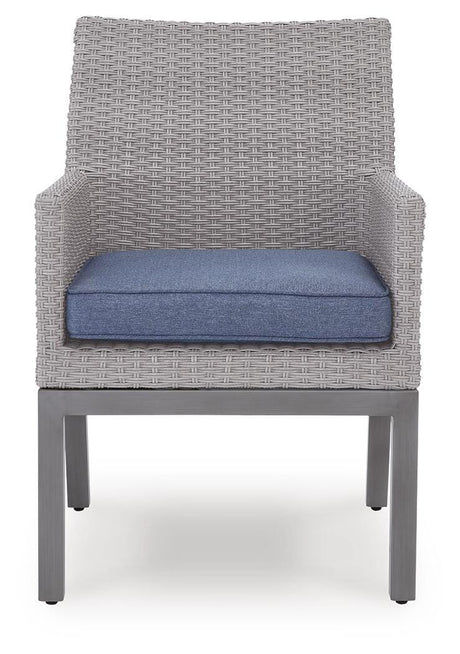 Half Moon Beach Outdoor Arm Chair with Cushion (Set of 2) - PCP418-601A