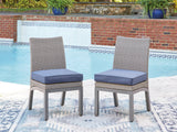 Half Moon Beach Outdoor Side Chair with Cushion (Set of 2) - PCP418-601