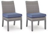 Half Moon Beach Outdoor Side Chair with Cushion (Set of 2) - PCP418-601