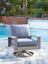 Half Moon Beach Outdoor Swivel Lounge Chair with Cushion - PCP418-821