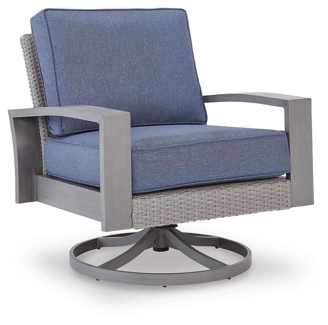 Half Moon Beach Outdoor Swivel Lounge Chair with Cushion - PCP418-821