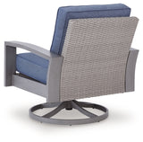 Half Moon Beach Outdoor Swivel Lounge Chair with Cushion - PCP418-821