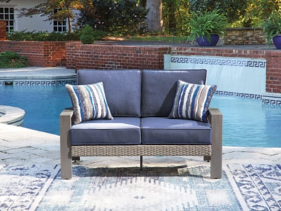Half Moon Beach Outdoor Loveseat with Cushion - PCP418-835