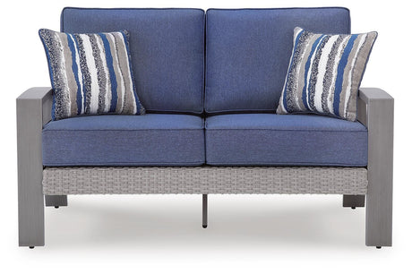 Half Moon Beach Outdoor Loveseat with Cushion - PCP418-835
