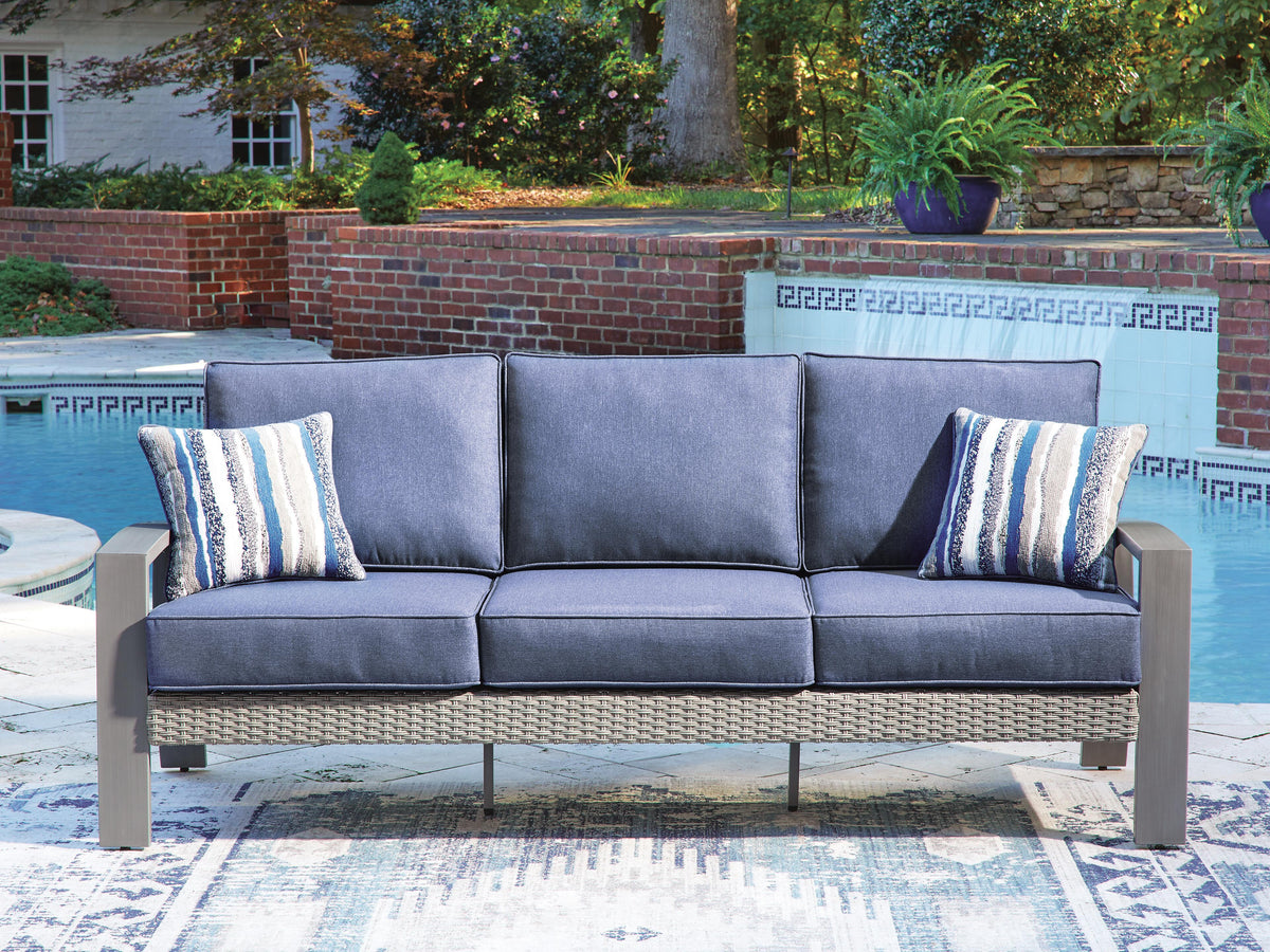 Half Moon Beach Outdoor Sofa with Cushion - PCP418-838