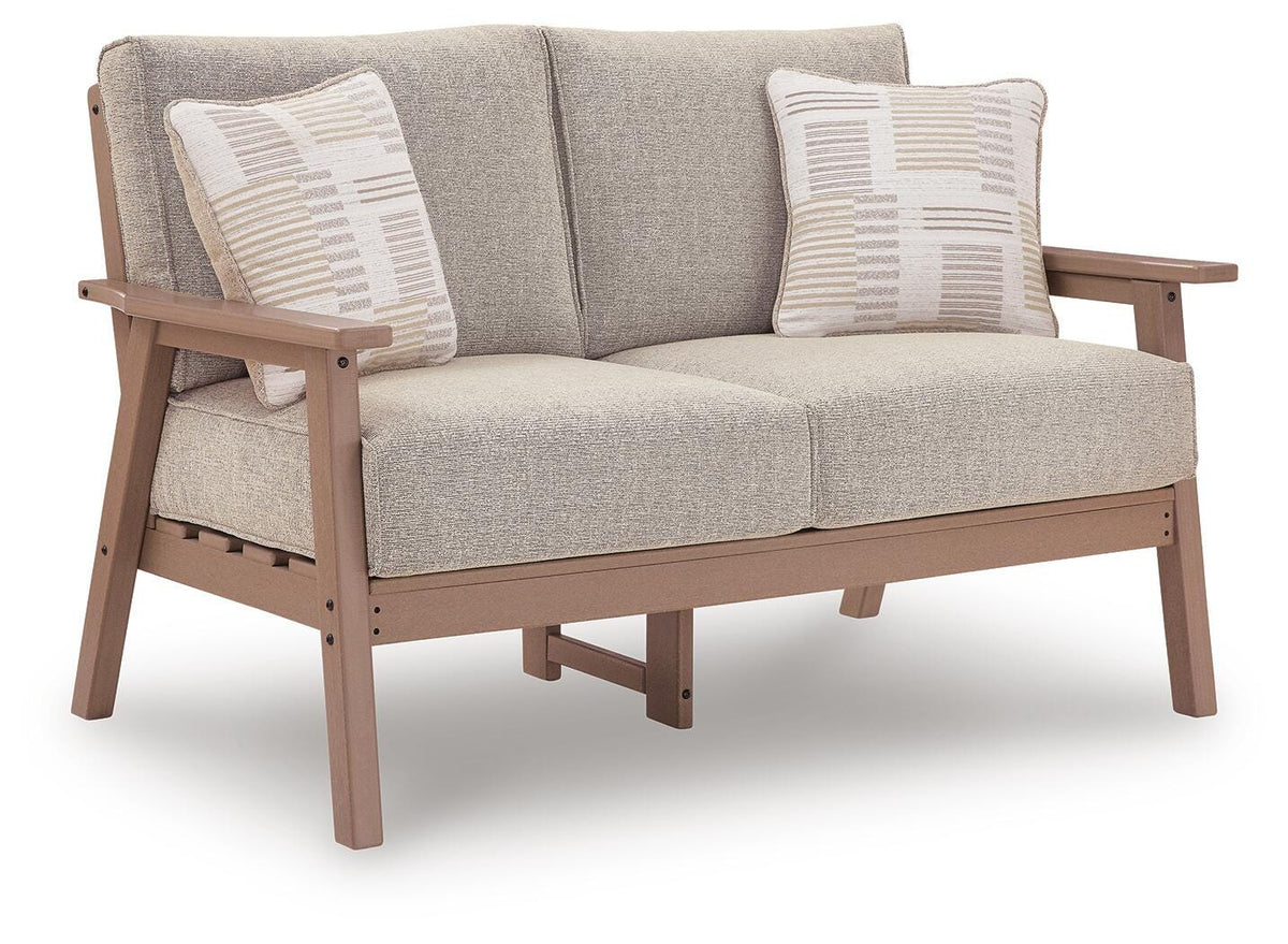 Grover Beach Outdoor Loveseat with Cushion - PCP422-835