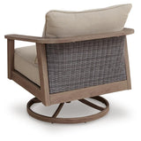 Harmony Headlands Outdoor Swivel Lounge with Cushion - PCP428-821