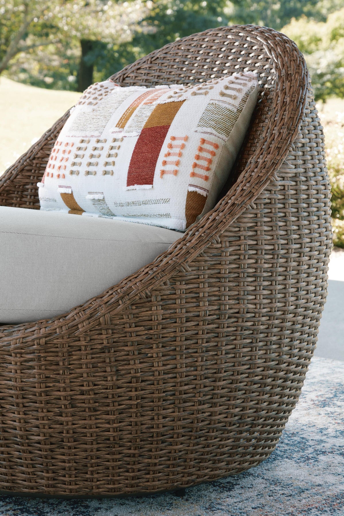 Double Point Outdoor Loveseat/2 Swivel Chairs (Set of 3) - PCP503-070
