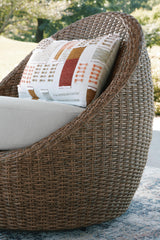 Double Point Outdoor Loveseat/2 Swivel Chairs (Set of 3) - PCP503-070