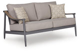 Ocean Beach Outdoor Loveseat with Cushion - PCP510-835