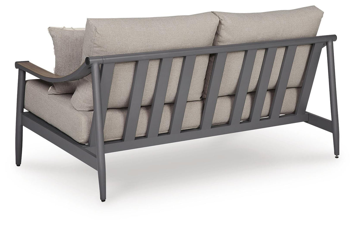 Ocean Beach Outdoor Loveseat with Cushion - PCP510-835