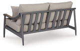 Ocean Beach Outdoor Loveseat with Cushion - PCP510-835